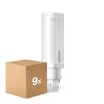 Lot 9x Philips CorePro PL-C LED 5.9W 660lm - 840 Blanc Froid | 2-Pins - Équivalent 13W