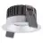 Ledvance Spot LED Fix Aluminium Argent 8W 680lm 36D - 930 Blanc Chaud | Diamètre 68mm - IP44 - Meilleur rendu des couleurs - Dimmable