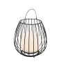 Nordlux Lampe De Chevet Jim To-Go Portable Batterie Métal Noir 3W 300lm - 827 Blanc Très Chaud | 3 Niveaux De Gradation Dimmable 